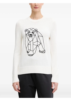 Ea7 Emporio Armani wool blend sweater - White