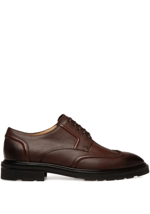 Bally leather wingtip derby shoes - Brown