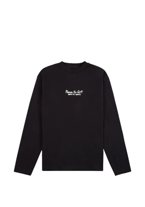 Honor The Gift long-sleeve crewneck T-shirt - Black