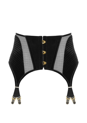 Maison Close Rococo garter belt - Black