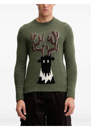 Ea7 Emporio Armani graphic-print sweater - Green