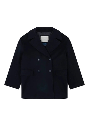 Paul & Shark double-breasted cashmere coat - Blue