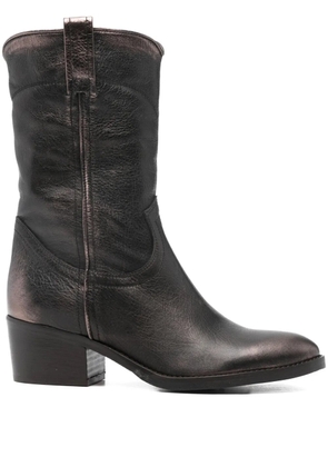 curiositè Canna 2808 leather boots - Grey