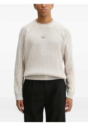 Filling Pieces ribbed sweater - Neutrals