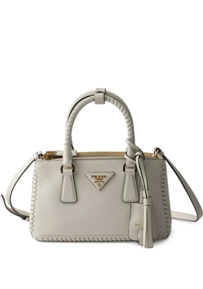 Prada mini Galleria leather tote bag - Neutrals