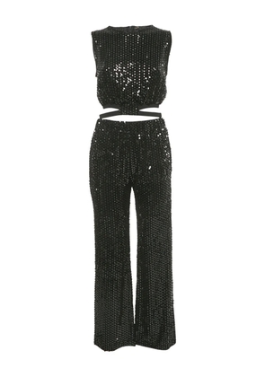 Maje sequinned two-piece suit - Black