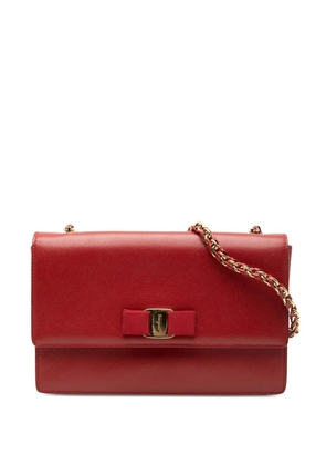 Ferragamo Pre-Owned 2010-2026 Medium Leather Vara Ginny crossbody bag - Red