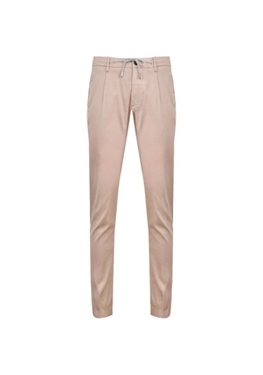 Eleventy drawstring-fastening trousers - Neutrals