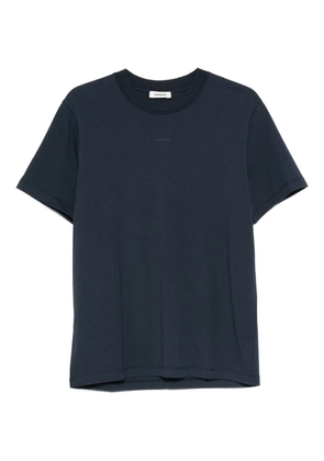 SANDRO crew-neck T-shirt - Blue