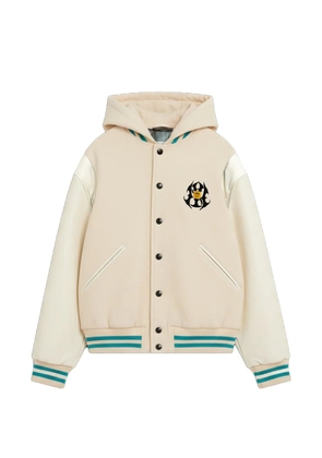 BARROW hooded bomber jacket - Neutrals