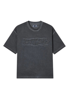 izzue Embroidered-detail T-shirt - Grey