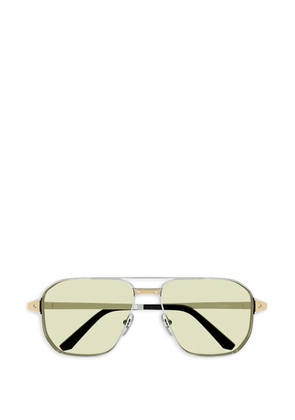 Cartier Eyewear pilot sunglasses - Silver