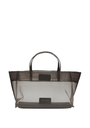 STAUD Christos mini mesh tote bag - Brown