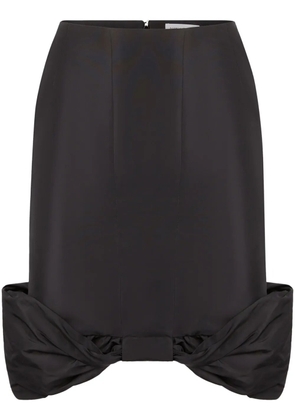 Nina Ricci bow detailed midi-skirt - Black