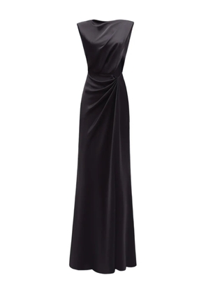 Gemy Maalouf cut-out draped maxi dress - Black