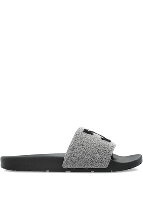 Off-White arrow terry slides - Grey