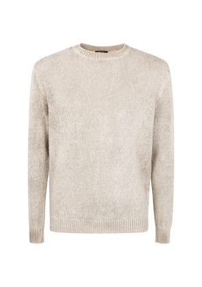 Avant Toi crew-neck sweater - Neutrals