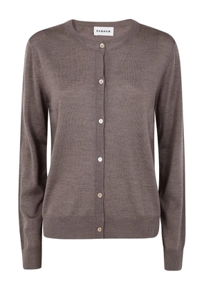 P.A.R.O.S.H. buttoned cardigan - Brown
