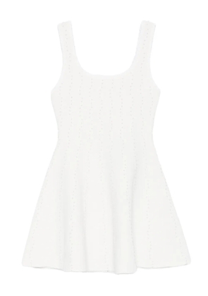 SANDRO beaded mini dress - White
