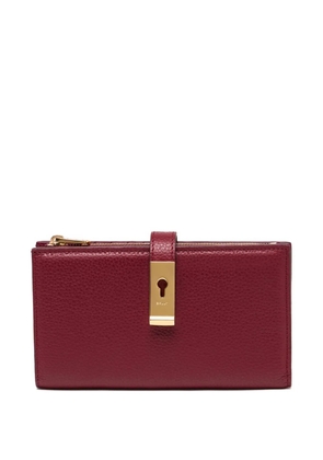 Bally Lock Me long wallet - Red