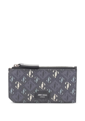 Jimmy Choo Pre-Owned 2000s logo-pattern wallet - Black