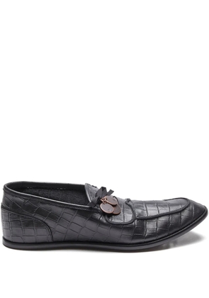 Suicoke coin-embellished loafers - Black