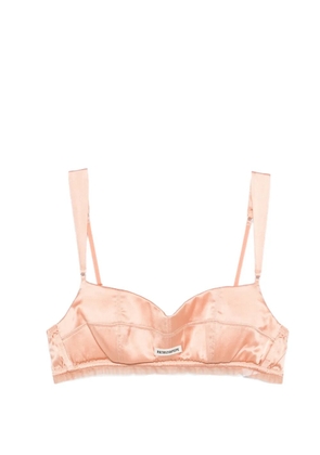 Patrizia Pepe logo-detail bra - Pink