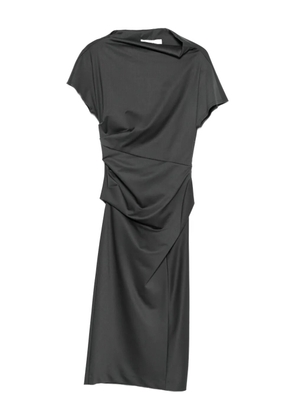 Tela ruched-detail midi dress - Grey
