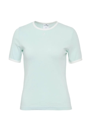 Courrèges logo T-shirt - Blue