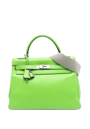 Hermès Pre-Owned 2003 Clemence Kelly II Retourne 32 satchel - Green