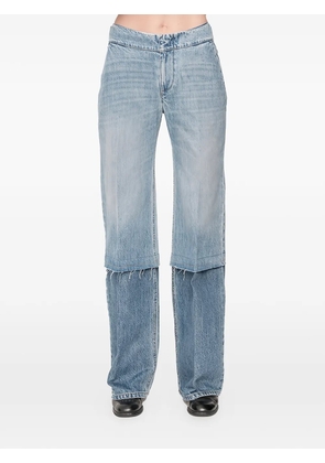 FAÇON JACMIN Passi frayed trousers - Blue