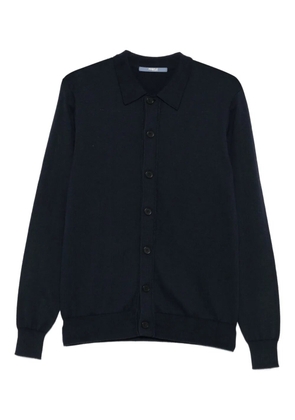 People Of Shibuya buttoned polo-collar cardigan - Black