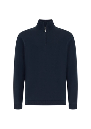 Boggi Milano half-zip sweater - Blue
