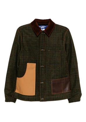 Junya Watanabe MAN checked jacket - Green