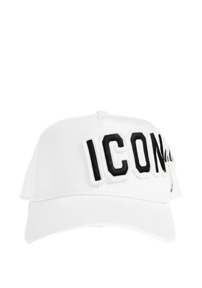DSQUARED2 logo-detail cap - White