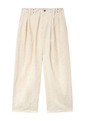 ISABEL MARANT x Ireme seam detail straight trousers - Neutrals
