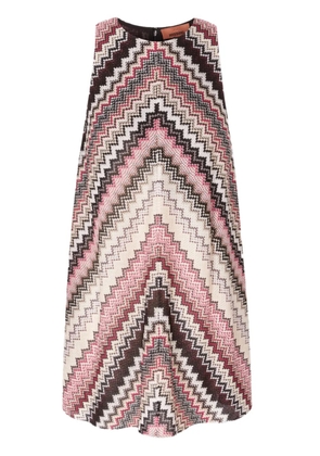 Missoni A-line mini dress - Pink