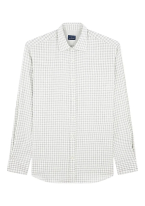 Paul & Shark check-pattern cotton shirt - White
