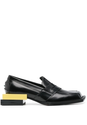 STEVENMA leather loafers - Black