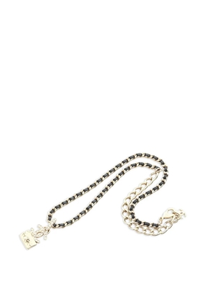 CHANEL Pre-Owned 1986-1988 bag-motif necklace - Gold