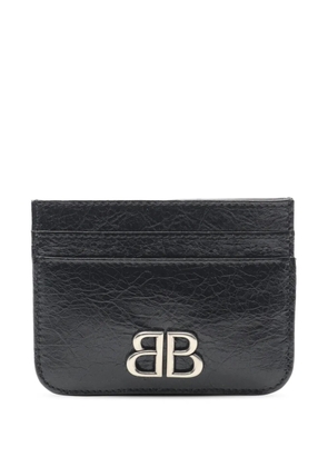 Balenciaga Pre-Owned 2010-2025 Leather Monaco card holder - Black