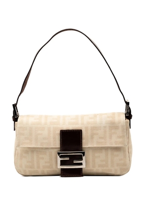 Fendi Pre-Owned 2000-2010 Zucca Canvas Baguette shoulder bag - Brown
