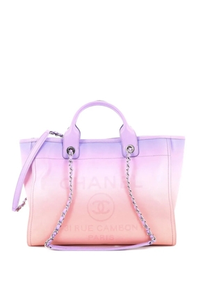 CHANEL Pre-Owned Deauville NM Gradient Leather Small tote bag - Pink