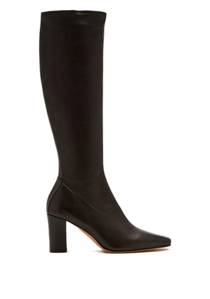 Jude 80mm block-heel boots - Brown