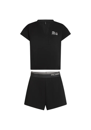 Karl Lagerfeld Ikon short pyjama set - Black
