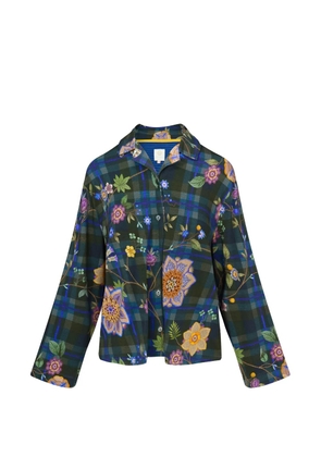PIP STUDIO floral long-sleeve shirt - Green