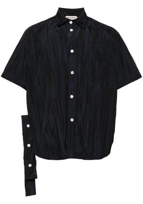 Namacheko Ven asymmetric plissé shirt - Blue