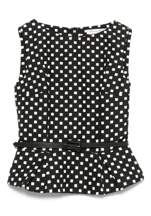 Christian Dior Pre-Owned 2000s geometric-print top - Black