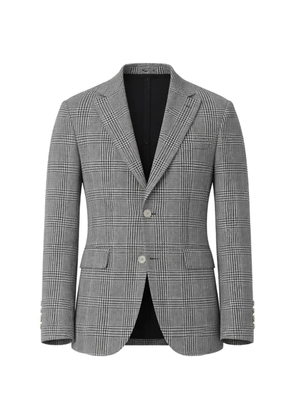 Brunello Cucinelli checked single-breasted jacket - Grey