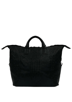 Bottega Veneta Pre-Owned 2012-2025 Intrecciato Trimmed Nappa travel bag - Black